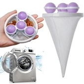 Ayt Sunup SN-26621 Mor Çok Fonksiyonlu Çamaşır Makinesi İçin Yıkanabilir Toz Tüy Toplayıcı - 4