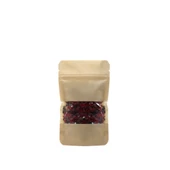 Pencereli Kraft Doypack 8,5x14,5 cm - 100 Adet - 1