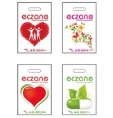 Eczane Baskılı El Geçme Blok Poşet 1 No 22x33 cm ( 100 Adet ) - 1