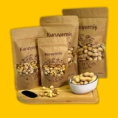 KURUYEMİŞ BASKILI PENCERELİ KAĞIT DOYPACK 13X22,5 250 GRAM 100 adet - 1