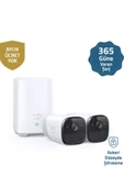 Eufy Security Eufycam 2 Pro Kablosuz Akıllı Güvenlik ve 2K Kamera Sistemi 2 Kamera 1 - 1