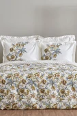 Karaca Home Indra %100 Pamuk Çift Kişilik Nevresim Takımı Sarı PP - 4