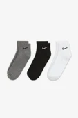 Nike Bulk Pack SX7667-964 Çok Renkli Unisex Çorap - 4