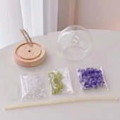 LED Işıklı Kendin Yap Lale Cam Küre thumbnail 2