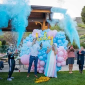 Cinsiyet Tüpü - Gender Reveal Partisi Tüpü Mavi Renk - 3
