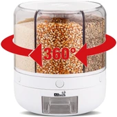 360° Dönebilir 10 Litre Gıda Organizeri - 1