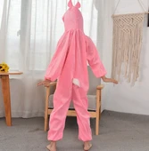 Çocuk Tavşan Kostümü Pembe Renk 2-3 Yaş - 4