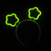 Glow Stick Karanlıkta Yanan Fosforlu Yıldız Taç 12 Adet - 5