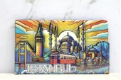 Ahşap İstanbul Temalı Magnet Alk4365 - 1