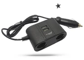 STAR ARAÇ İÇİ ÇAKMAKLIK ÇOKLAYICI-İKİLİ-USB - 4