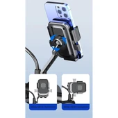 360° Dikiz Aynası Bisiklet Motosiklet Telefon Tutucu - 1