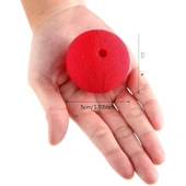 3 ADET PALYAÇO BURNU YUMUŞAK SÜNGER BURUN PALYAÇO AKSESUARLARI KOSTÜM AKSESUARLARI KIRMIZI BURUN thumbnail 6