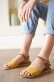 Cardi Hardal Cilt Sandalet - 2