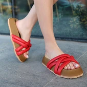 Tenda Kırmızı Cilt Terlik thumbnail 4