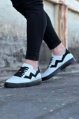 WG160 Beyaz Siyah Erkek Casual Ayakkabı - 2