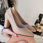 Giort Nude Cilt Topuklu Ayakkabı thumbnail 4