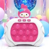 YÜKSEK KALİTE MY MELODİ POPİT YENİ NESİL MY MELODY POPİT OYUNCAK POPİT SESLİ RENKLİ LED IŞIKLI POPİT - 2