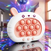 YÜKSEK KALİTE BEYAZ TAVŞAN POPİT YENİ NESİL POPİT OYUNCAK POPİT SESLİ KIRMIZI LED IŞIKLI POPİT thumbnail 1