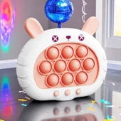 YÜKSEK KALİTE BEYAZ TAVŞAN POPİT YENİ NESİL POPİT OYUNCAK POPİT SESLİ KIRMIZI LED IŞIKLI POPİT thumbnail 3