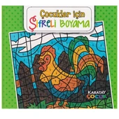 4E Boyama Kitabı Çocuklar İçin Şifreli Mandala Karatay - 1