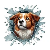 Fulcar Australian Shepherd Araç Stickerı thumbnail 1