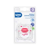 Wee 835 Desenli Gövdeli Damaklı Emzik No:3 - 1