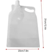 Plastik Kapaklı Su Torbası 1 Litre thumbnail 3