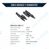 MC4 Konnektör 2li Bağlantı Aparatı y Branch - 4