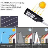 CATA CT-4642 300w Güneş Enerjili LED Bahçe Sokak Lambası - 2