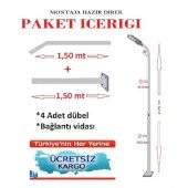 Aydınlatma Direği LED Projektör İçin Solar Sokak aydınlatma - 1