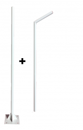 Aydınlatma Direği LED Projektör İçin Solar Sokak aydınlatma - 2