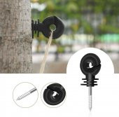 Elektrikli çit sistemi İzolatörü domuz ayı teli vidalı İzolatör - 5