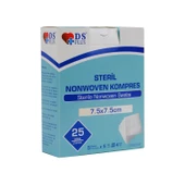 Steril Emici Kompres 7,5X7,5Cm 5'Li Paket 25'Li Kutu Dsplus - 1