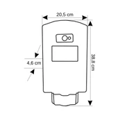 Cata CT-4690 30 W Güneş enerjili Solar Sokak Aydınlatma lambası - 3
