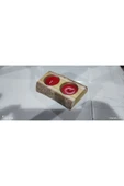 2 ’li Ahşap Mumluk + 2 Adet Tealight Mum !!! - 1