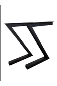 Metal Masa Ayağı - ’’ Z ’’ Desenli / 1 Çift (2 Adet) / 60x6x70(h) - 1