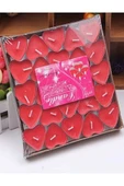 Kalp Desenli Tealight Mum / 1 Paket (50 Adet) !!! - 2