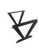 DEKOR Metal Masa Ayağı / 4-6 Kişilik / Siyah / 2 Adet / 58x6x70(h), AN0192 - 1