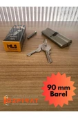 ÖZFIRAT PVC YAPI Pvc Pimapen Kapı Kilit Göbeği Barel 90mm Pirinç Anahtarlı - 3