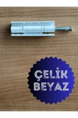 unix Pvc Pimapen Kapı Pencere Menteşesi Çelik 90mm Beyaz/4 Adet) Vi̇dalar Dahi̇l - 4