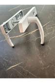 EVA PLAST Pvc Pimapen Plastik Kapı Kolu Balkon/tuvalet(WC)/banyo (BAREL YUVALI)/beyaz 4 Adet - 4