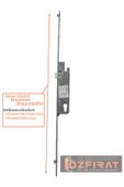 ÖZFIRAT PVC YAPI Pvc Kapı Ispanyolet 180cm-ito Marka - 4