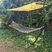 Gölgelikli Hamak Demiri Sarı Beyaz - 5