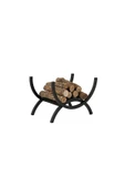 Dekor Şömine & Soba Odunluk, Odun Sehpası, Odun Kovası / Mini / Metal / Siyah / 50x40x40(H)cm - 1