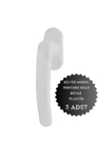 EVA PLAST Pencere Kolu PVC Silver Model / Plastik Beyaz 3 Adet - 1