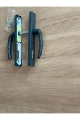 EVA PLAST Pvc Pimapen Plastik Kapı Kolu Balkon/tuvalet(WC)/banyo (BAREL YUVALI) / Antrasit 3 Adet - 2