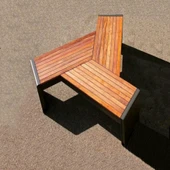 Bahçe Bank Modeli Metal Bahçe Oturma Bankları - 1