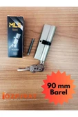 ÖZFIRAT PVC YAPI Pvc Pimapen Kapı Kilit Göbeği Barel 90mm Pirinç Anahtarlı - 1