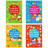 OKUL HAZIRLIK OYUNLARLA OKUMA YAZMA 4 KİTAP OKUL ÖNCESİ 1.SINIF - 1