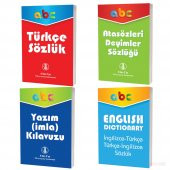 TÜRKÇE SÖZLÜK İNGİLİZCE TÜRKÇE ATASÖZLERİ YAZIM İMLA KLAVUZU 4KİT - 1